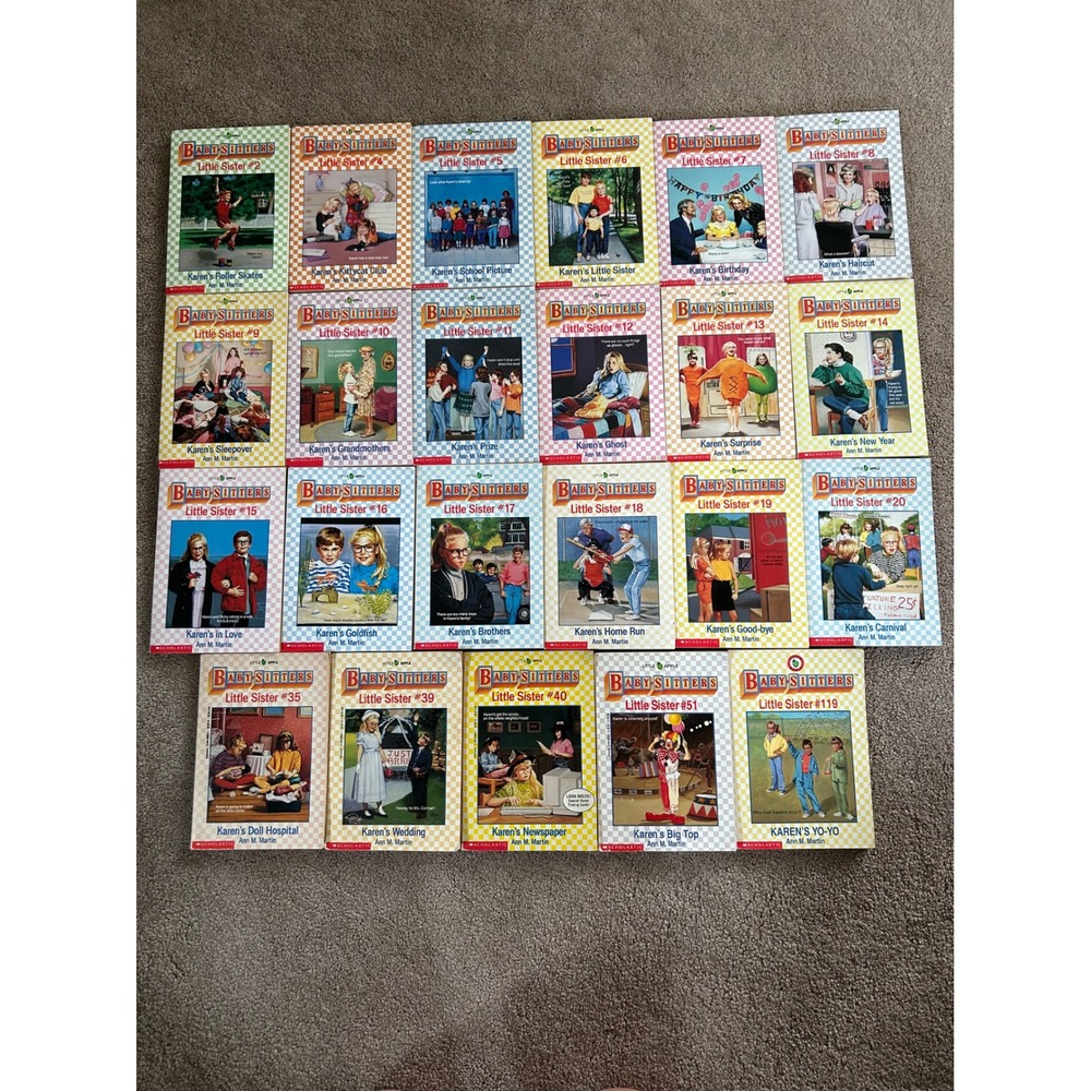 Baby-Sitters Little Sister Book Lot 23 Books Ann M Martin Scholastic Vintage